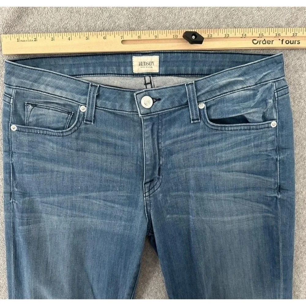 Hudson Jeans Womens 31 Flare Bootcut‎ Low Rise Stretch Denim Y2K USA Made - Picture 5 of 13